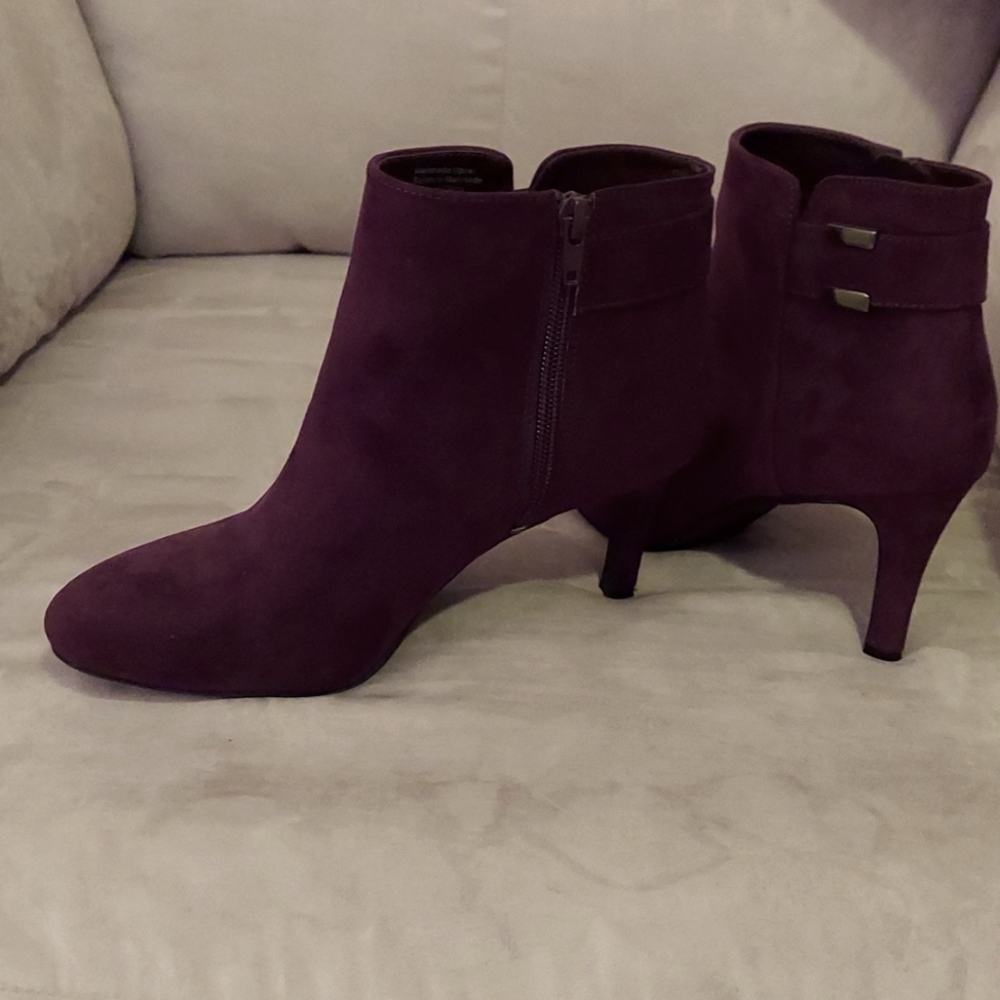 Alfani suede booties